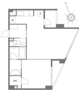 ベルジューレ高輪 102 間取り図