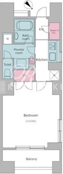 レジディア日本橋馬喰町 1306 間取り図
