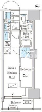 パークアクシス品川天王洲アイル 220 間取り図