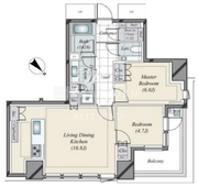 パークコート虎ノ門 305 間取り図