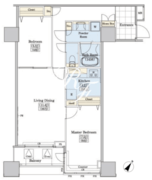 レジディアタワー上池袋 TW-1315 間取り図