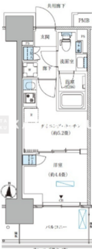 パークアクシス西大島コンフォートスクエア 409 間取り図