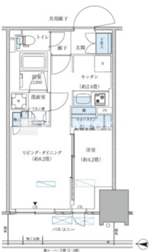 パークアクシス西大島コンフォートスクエア 431 間取り図