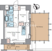 ラグゼナ北千住2 703 間取り図