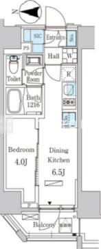 ザ・ライオンズフォーシア蒲田 901 間取り図