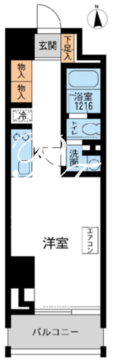 アーデン芝公園 403 間取り図