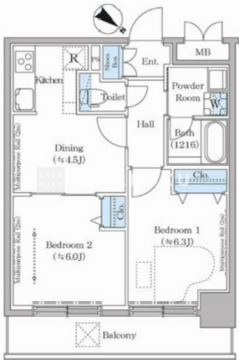 ステラテラス 309 間取り図