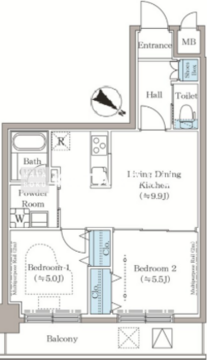 ステラテラス 706 間取り図