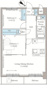 ステラテラス 903 間取り図