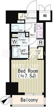 イレーネ初台 402 間取り図