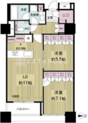 ザ湾岸タワーレックスガーデン 2013 間取り図