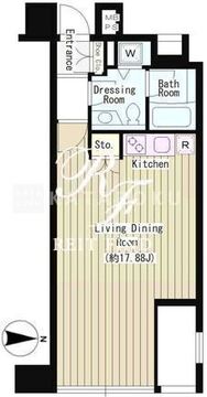 クレアーレ麹町 602 間取り図