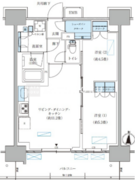 パークアクシス西大島コンフォートスクエア 1305 間取り図