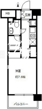 ニューシティアパートメンツ亀戸 611 間取り図