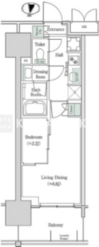ブルックサイドレジデンス木場 441 間取り図