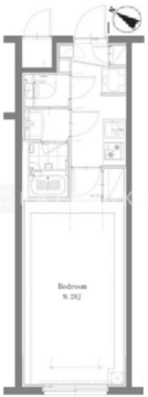 プロスタイルウェルス亀戸水神 405 間取り図