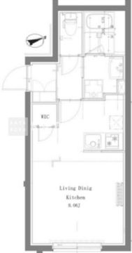 プロスタイルウェルス亀戸水神 302 間取り図