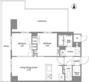 ウエリスアーバン住吉ウエスト 901 間取り図