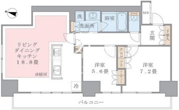 ブリリアイスト東雲キャナルコート 902 間取り図