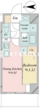 ドゥーエ王子神谷 602 間取り図