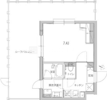 ハーモニーレジデンス品川高輪 403 間取り図