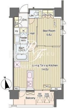 ヴェルデコート西新宿 504 間取り図