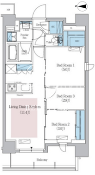 アーバネックス新御徒町駅前 1002 間取り図
