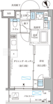パークアクシス文京本郷 328 間取り図