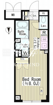 センテナリオ市谷二十騎町 407 間取り図