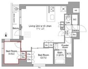 コンフォリア・リヴ平井ミューティオ 405 間取り図