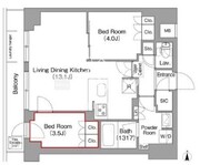 コンフォリア・リヴ平井ミューティオ 204 間取り図
