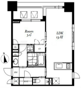 レジディア日本橋馬喰町3 202 間取り図
