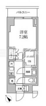レジディア日本橋馬喰町2 603 間取り図