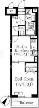 ルーチェ六義園 304 間取り図