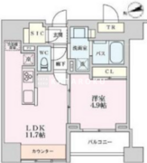 プライマル品川大井町 403 間取り図