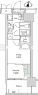 ブルックサイドレジデンス木場 419 間取り図