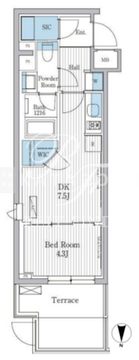 パークアクシス東陽町レジデンス 2311 間取り図