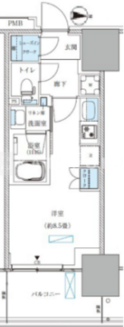 パークアクシス西大島コンフォートスクエア 717 間取り図
