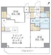 アジールコート町屋 1001 間取り図