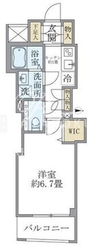 プルミエ市谷薬王寺 202 間取り図