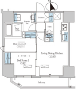 アーバネックス上野 803 間取り図