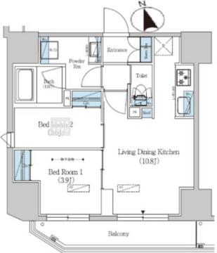 アーバネックス上野 903 間取り図