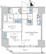 アーバネックス上野 1303 間取り図
