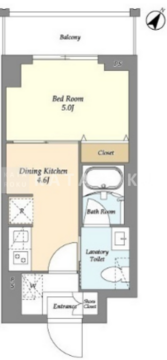 リテラス三ノ輪ウエスト 405 間取り図