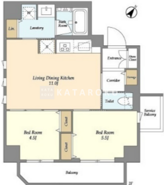 リテラス三ノ輪ウエスト 601 間取り図