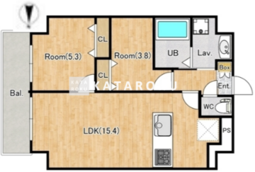 ジーグランデ三ノ輪 701 間取り図