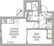 アグライア新宿横寺町 109 間取り図