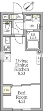 アグライア新宿横寺町 205 間取り図