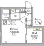 アグライア新宿横寺町 207 間取り図