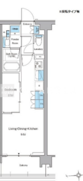 ルフォンプログレ高田馬場ノース 218 間取り図